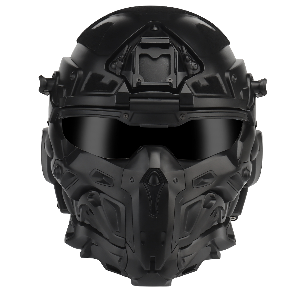 Anti Pollution Mask - Tactical Assault Helmet Protective Mask Integrated