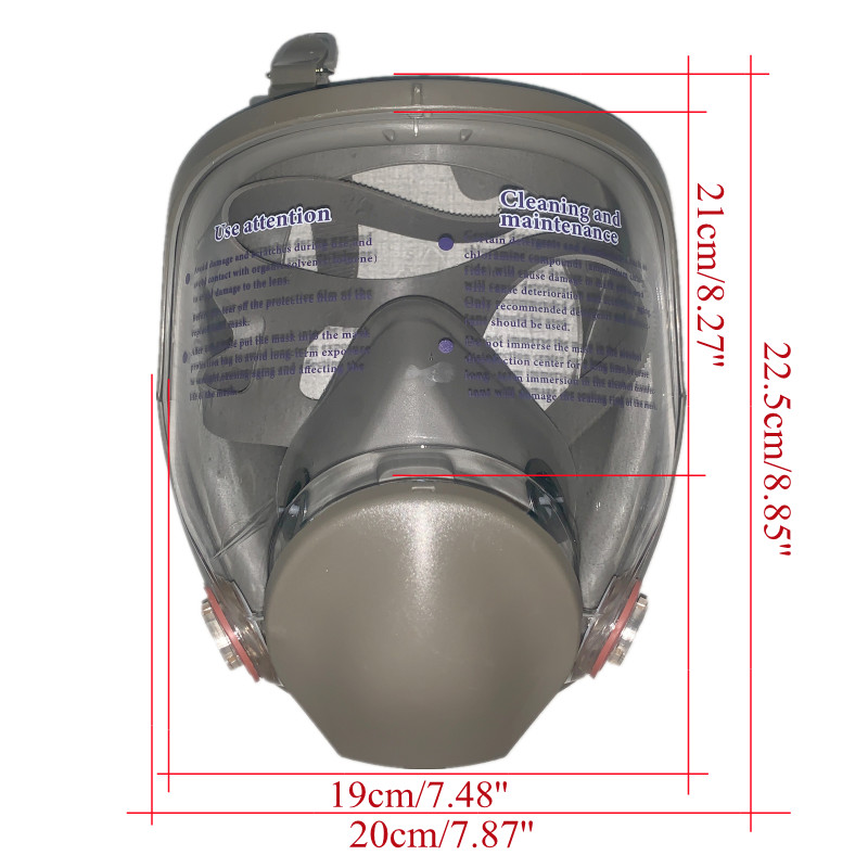 Full face spray protective mas - Dust Mask Construction review and price
