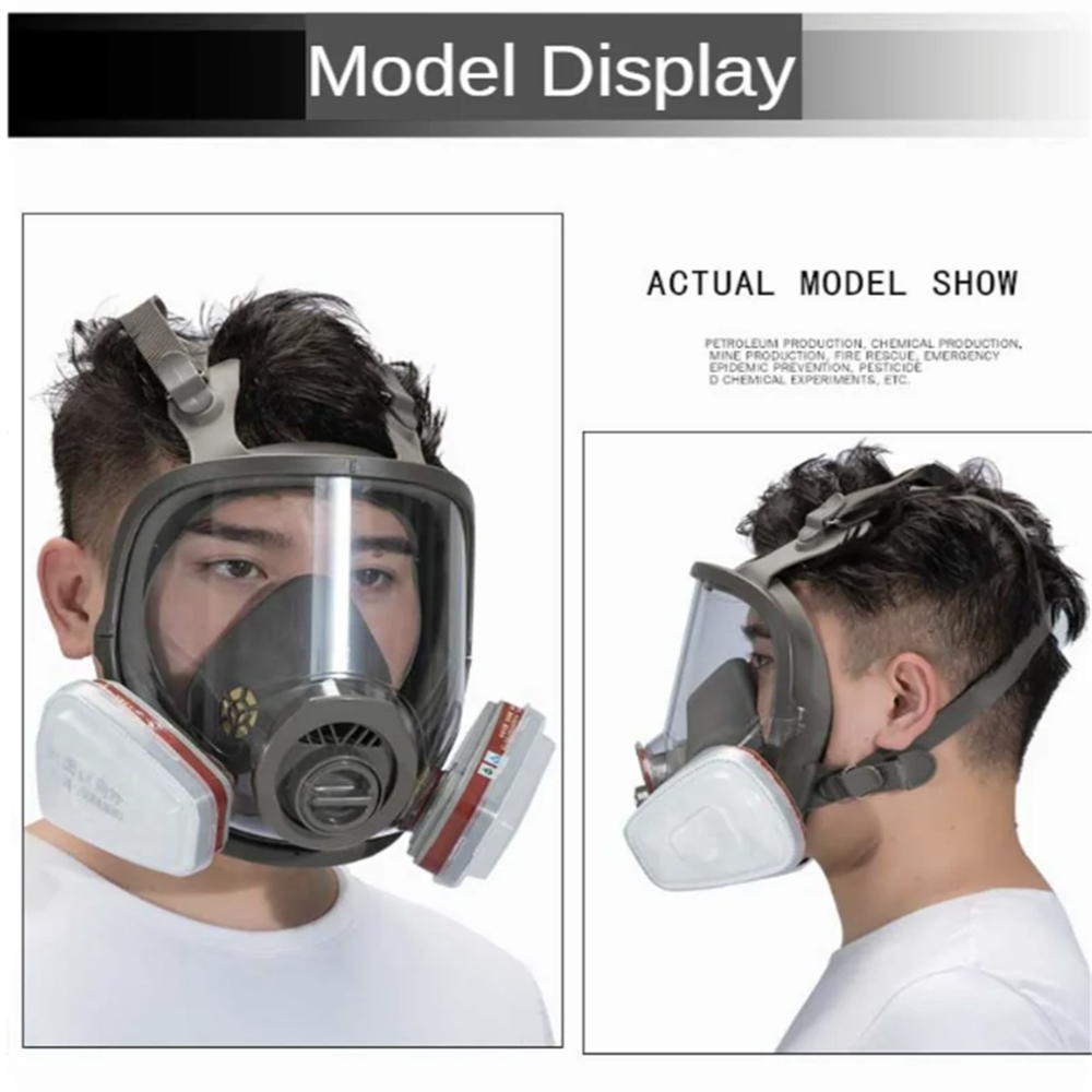 Full Face Respirator Gas Mask  - Dust Mask Construction review and price