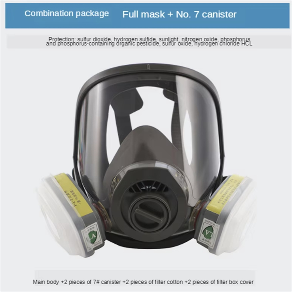 Full Face Respirator Gas Mask  - Dust Mask Construction review and price
