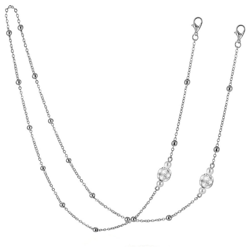 1Pcs Exquisite Pearl Embellish - Mask Chain Holder review and price