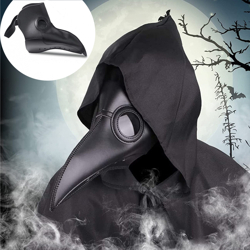 Halloween Black Rubber Plague  - Disposable Surgical Mask review and price